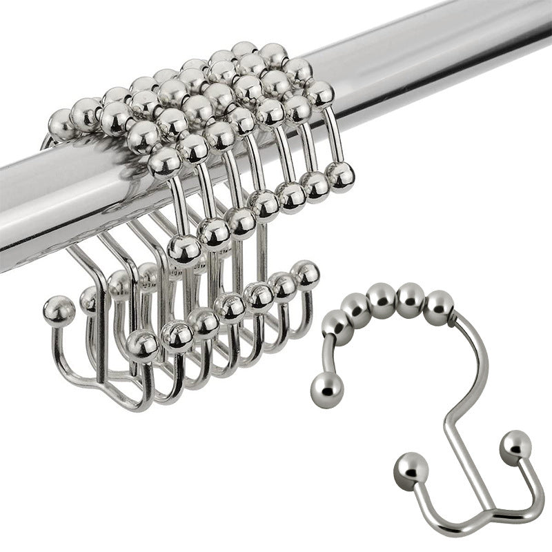 Stainless Steel Hook, Mountain Shaped Ball Curtain,