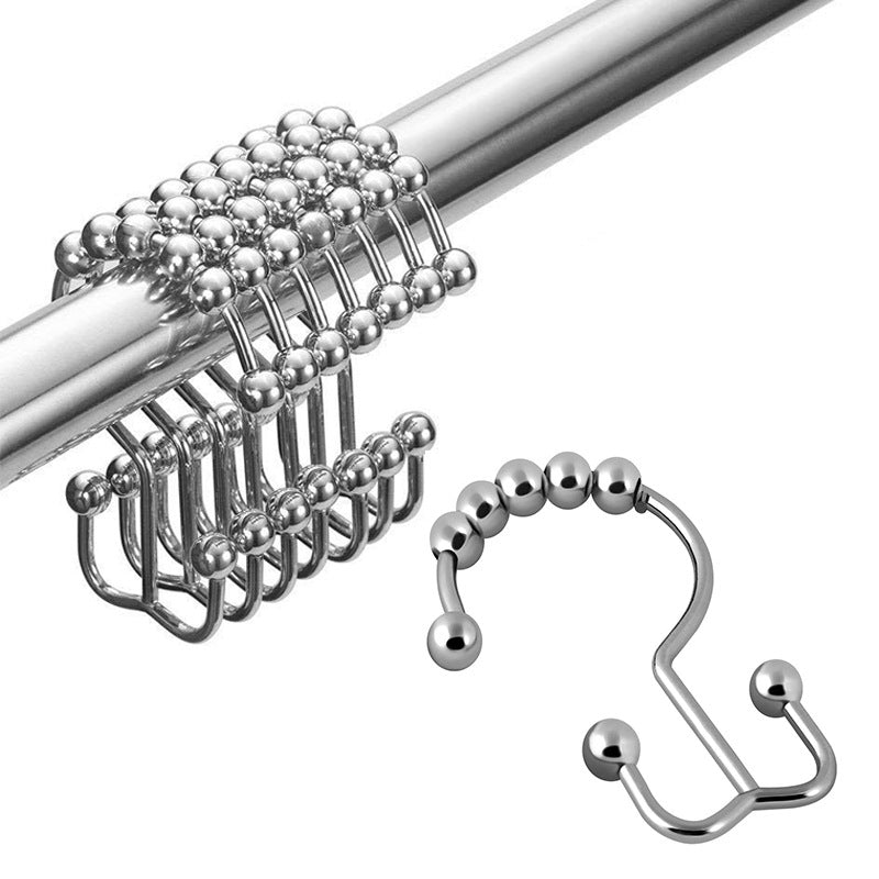 Stainless Steel Hook, Mountain Shaped Ball Curtain,