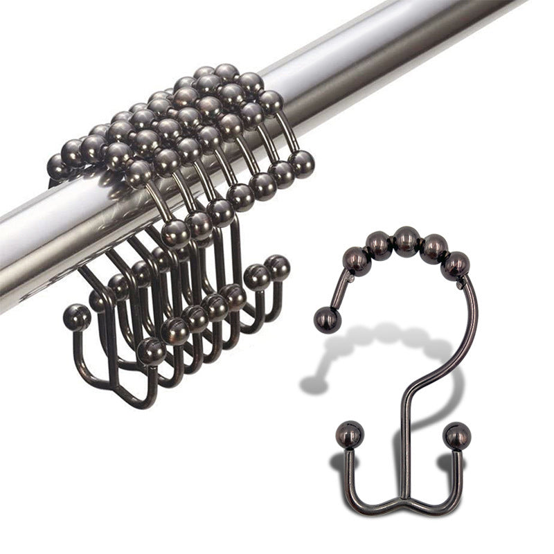 Stainless Steel Hook, Mountain Shaped Ball Curtain,