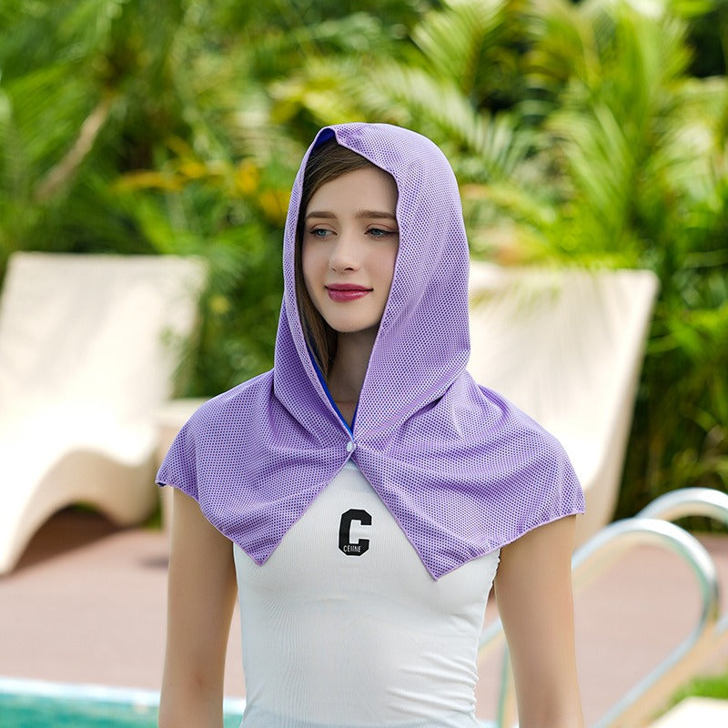 Multi functional cold and sun protection shaw