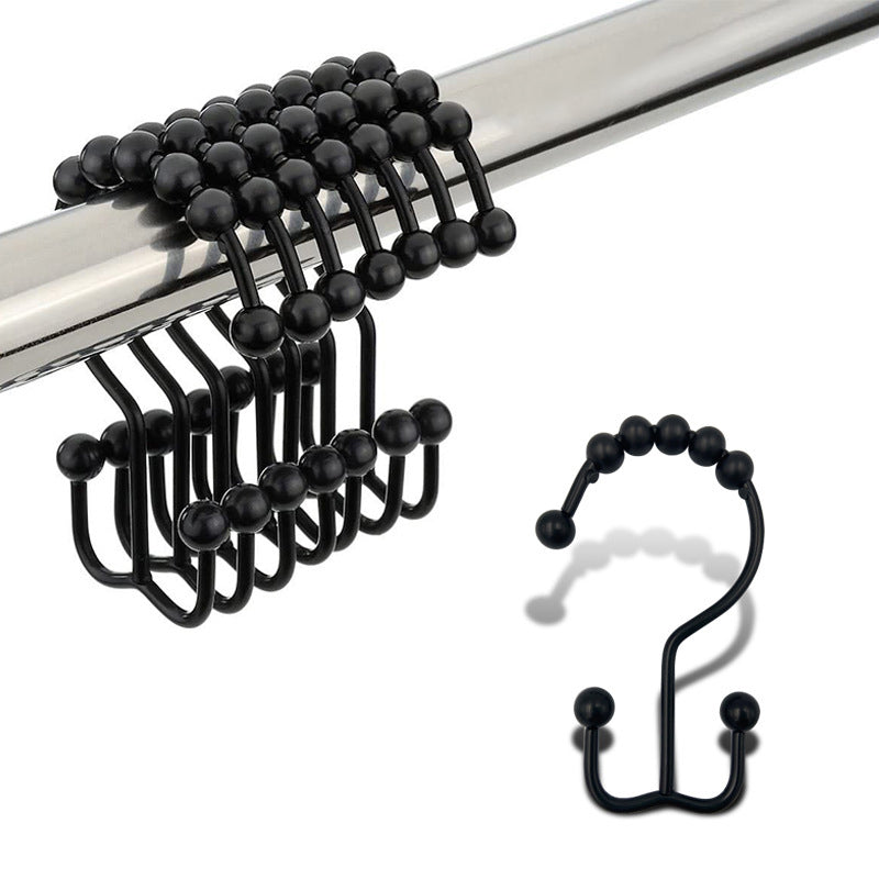 Stainless Steel Hook, Mountain Shaped Ball Curtain,